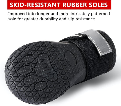 Dog Shoes for Hot Pavement, Dog Snow Boots & Paw Protectors for Winter