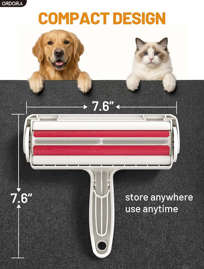 Pet Hair Remover Roller, Reusable Lint Roller for Dog and Cat Hair