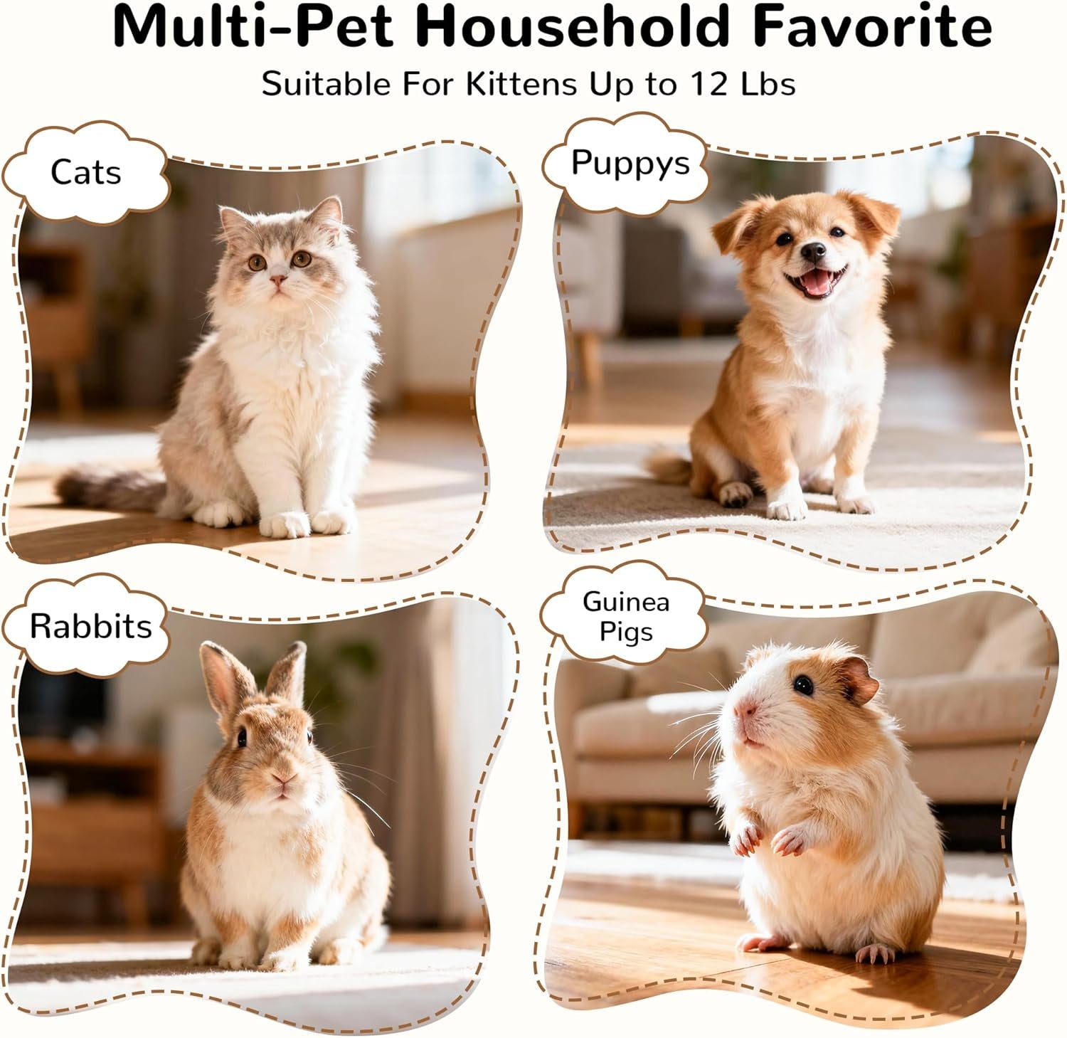 Cat Tunnel, 3-Way Collapsible Toy for Indoor Cats, Black & Blue